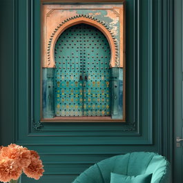Wallity GE125-L Cuadro Decorativo enmarcado en MDF Multicolor
